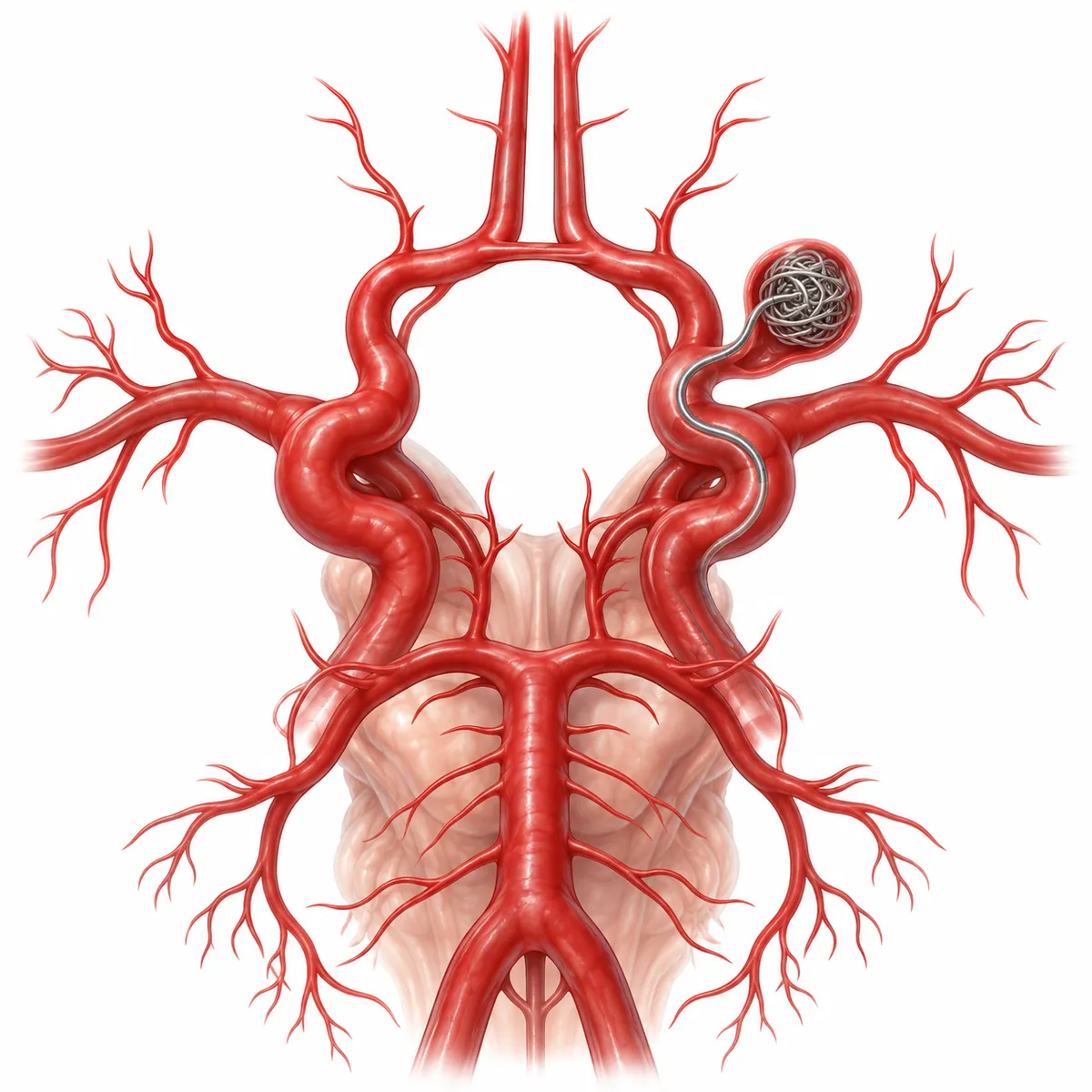 Brain Aneurysm — Endovascular Coil Embolisation