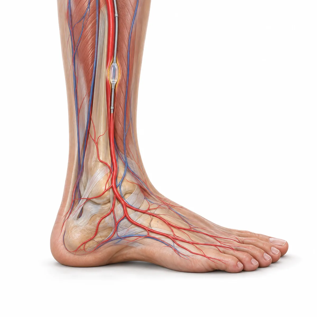 Reopening Blocked Vessels in Diabetic Foot