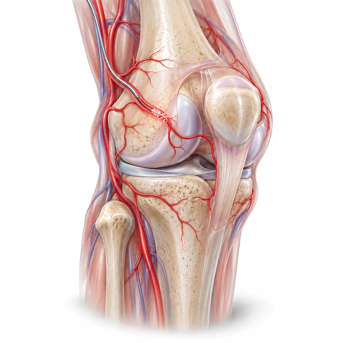 Knee Pain Treatment — Genicular Artery Embolisation (GAE)