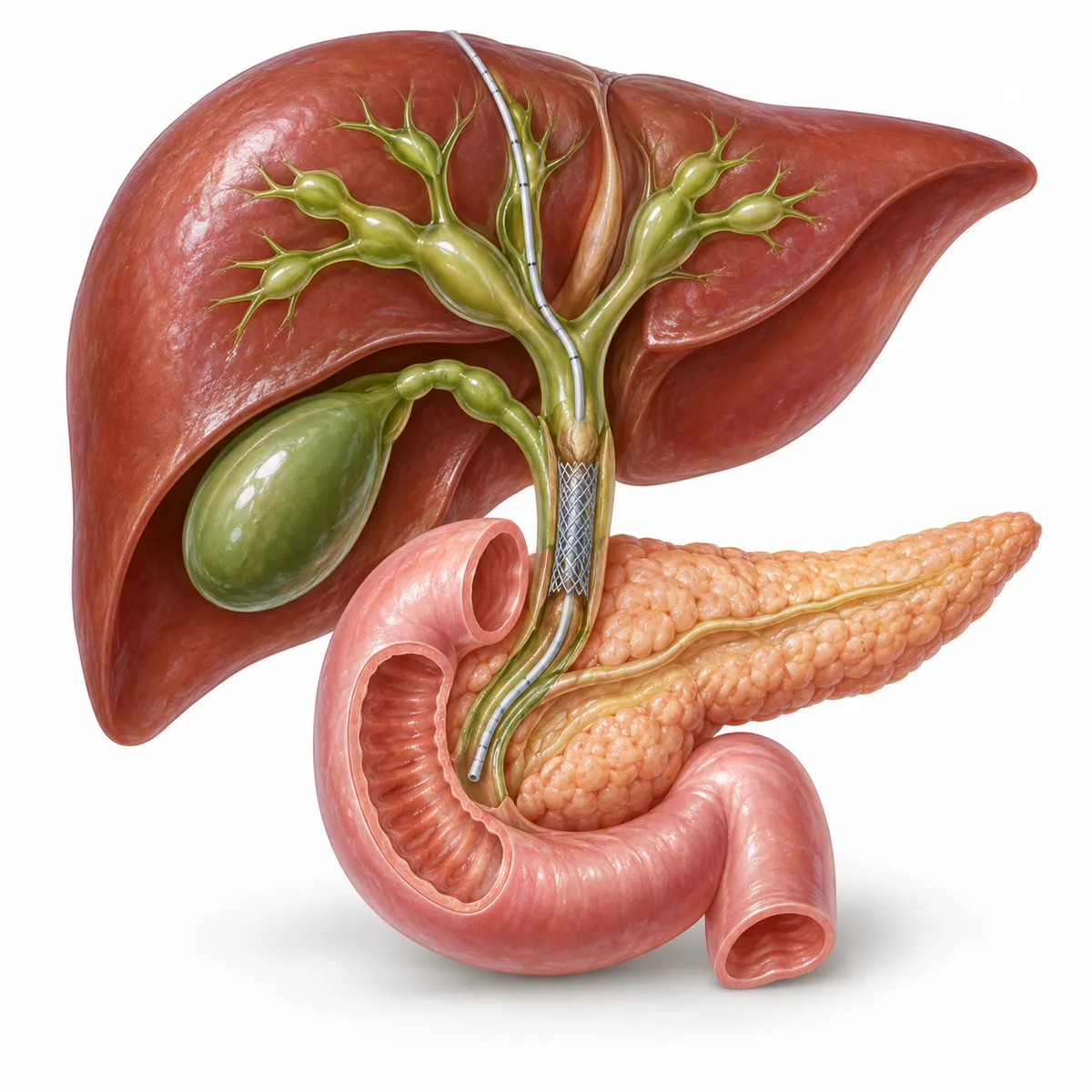 Öd yolları — biliar drenaj və stent