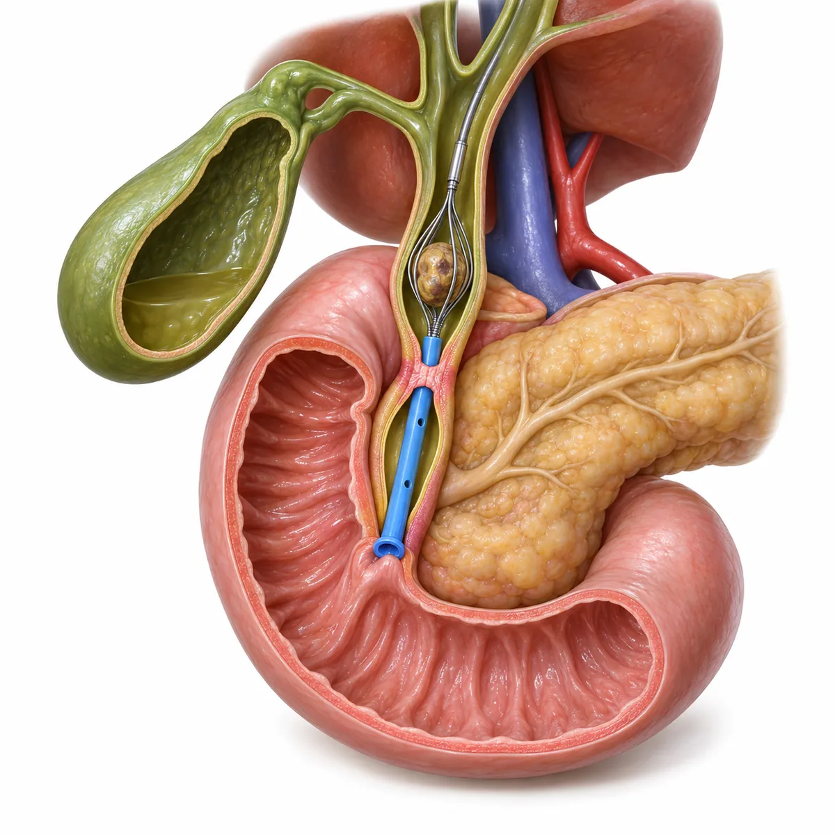 Plastic Biliary Stent Placement